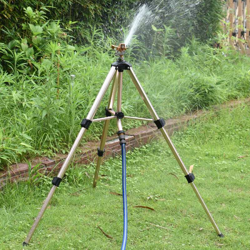 促销360°旋转摇臂喷头水鸟三角架园林草地坪喷灌园艺洒水器灌溉