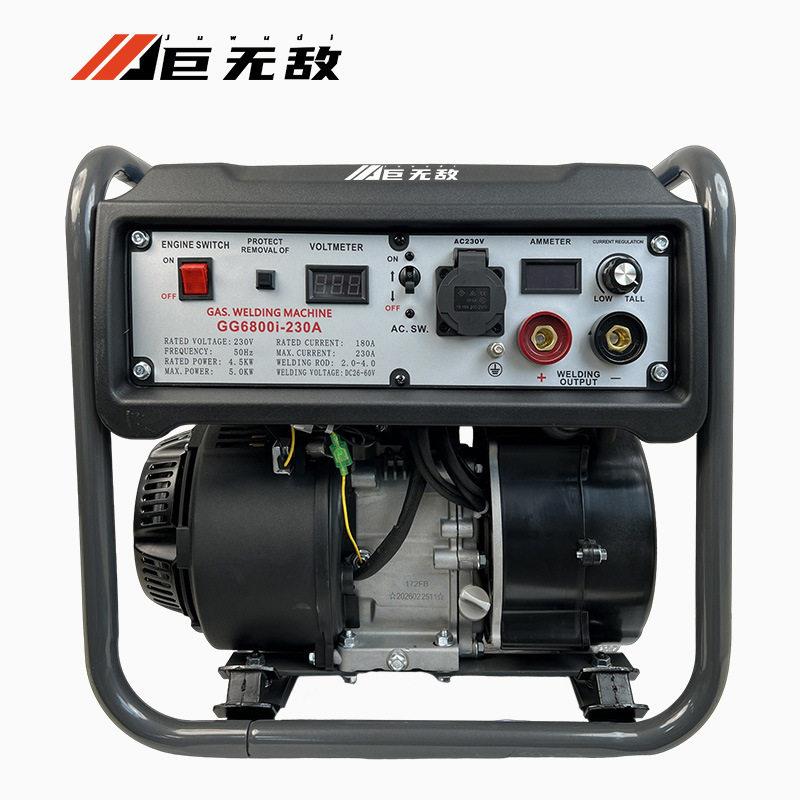 重庆汽油发电电焊两用机一体机220V家用野外发焊机变频