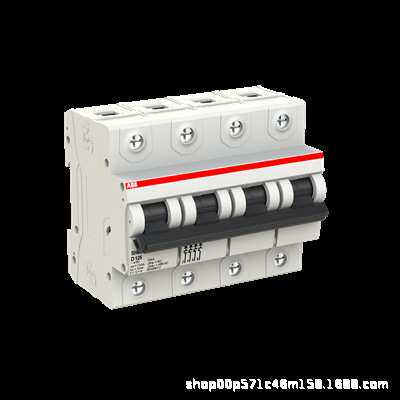 ABB微型断路器开关SH801-C100空开2TAZ190100R0824 1P 100A 10KA