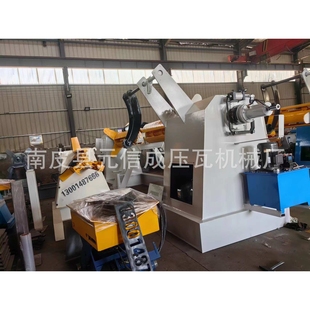 液压开卷机厂家 1.3米15吨不锈钢板彩卷钢结构厂全自动放料开卷机