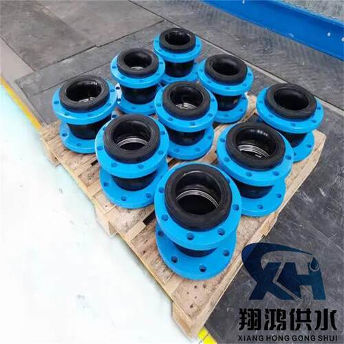 耐负压橡胶软接头离心泵房进出口防吸扁管道软连接加厚型避震喉