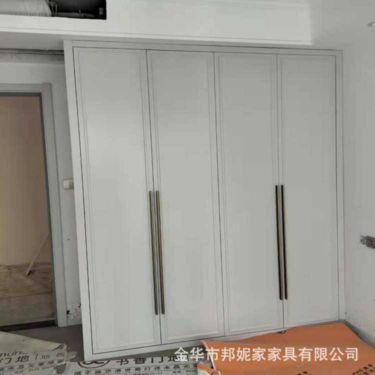 【义乌全屋定制工厂】一门到顶衣柜现代简约烤漆 整体橱柜定制厂