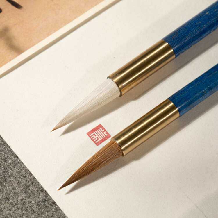 毛笔狼毫兼毫书法软笔湖笔国画画笔文房四宝套装初