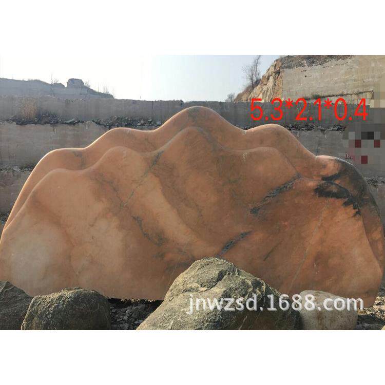 景观绿化草坪石哪里卖 小区绿地标志文化石多少钱 别墅观赏石图片