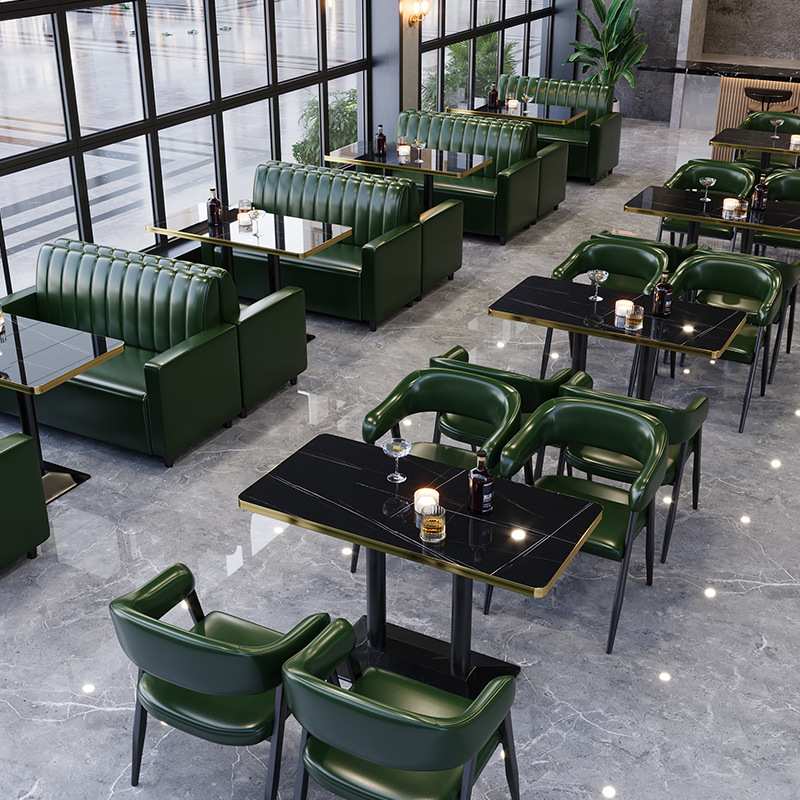 定制工业风酒吧清吧卡座西餐咖啡厅甜品烧烤餐饮店奶茶店桌椅沙发