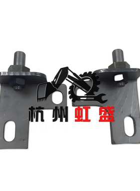 适用挖掘机配件PC130 200 210 300360-7-8前挡轨道支架小松前滑轮