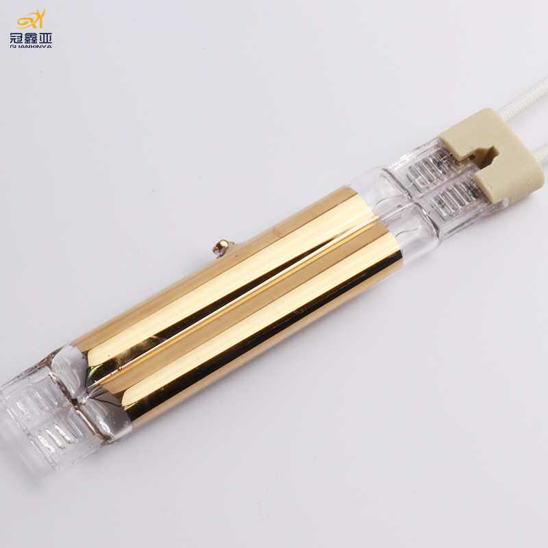 红外线半镀金灯管750W150MM吹瓶机加热灯发热管 塑胶固化IR加热灯