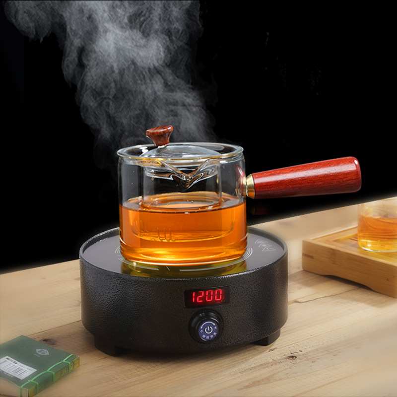 厂家 迷你电陶炉茶炉煮茶壶家用烧煮水功夫茶玻璃煮茶器电炉