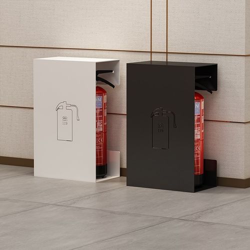 不锈钢灭火器箱2只装4公斤放置架消防5公斤干粉箱商铺专用收纳盒