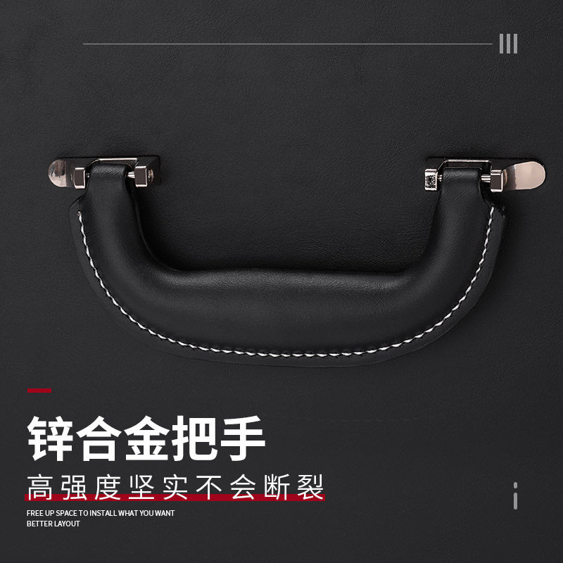 收纳箱车用后备箱放衣服女网红款车载防水皮革大号奥迪汽车整理箱