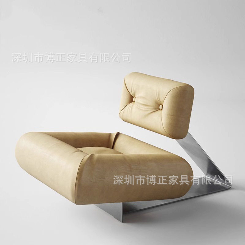 博正北欧设计师创意个性沙发椅客厅别墅酒店接待区休闲椅单人椅