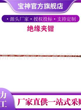 杆式绝缘尖嘴钳ZF010401/ZF010402绝缘夹钳长柄尖嘴虎口电工钳
