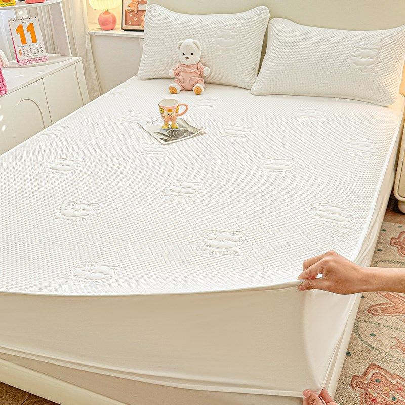 A类加厚夹棉床笠罩单件2025新款儿童隔尿垫全包防水床垫套保护罩,床上用品,床笠,淘宝优惠券,粉丝福利购,淘宝优惠卷