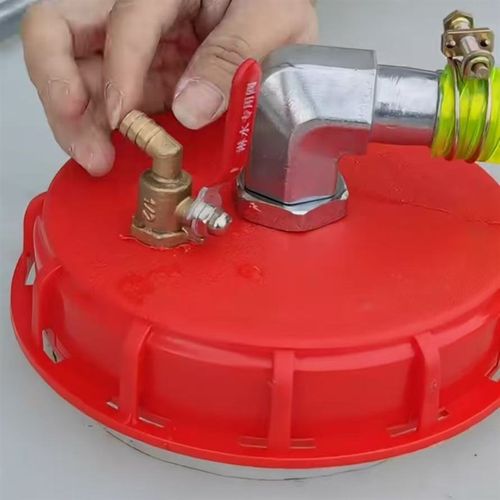 塑料吨桶盖抽油上盖吨桶塑料盖子可360度旋转抽油上盖1.5米管