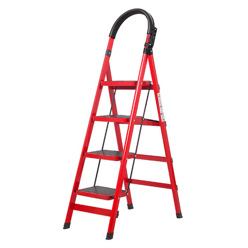 (破损包赔)储冠叉梯家用折叠室内人字梯加厚升降小叉梯多功能梯子