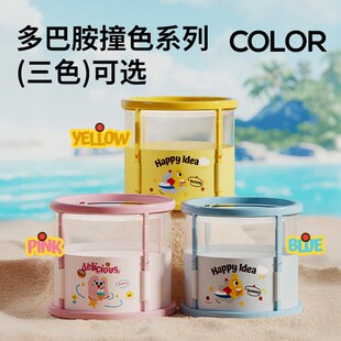 Voutdoing游泳桶婴儿家用儿童泡澡桶新生儿可折叠浴桶宝宝洗澡桶