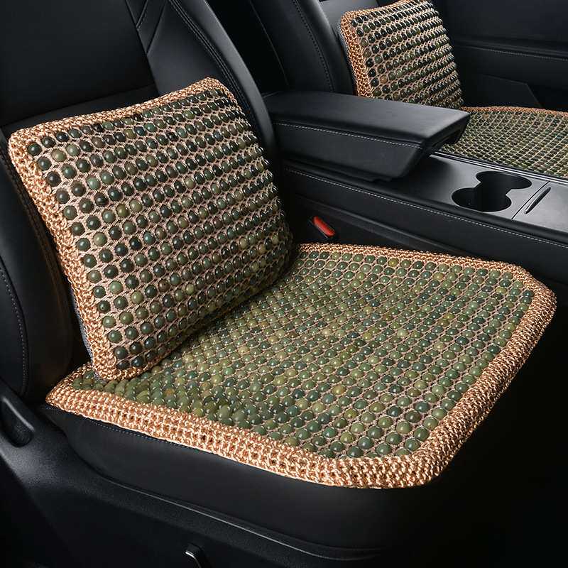 25年新款抱枕菩提夏季透气汽车座垫多件套单垫原厂一件代发