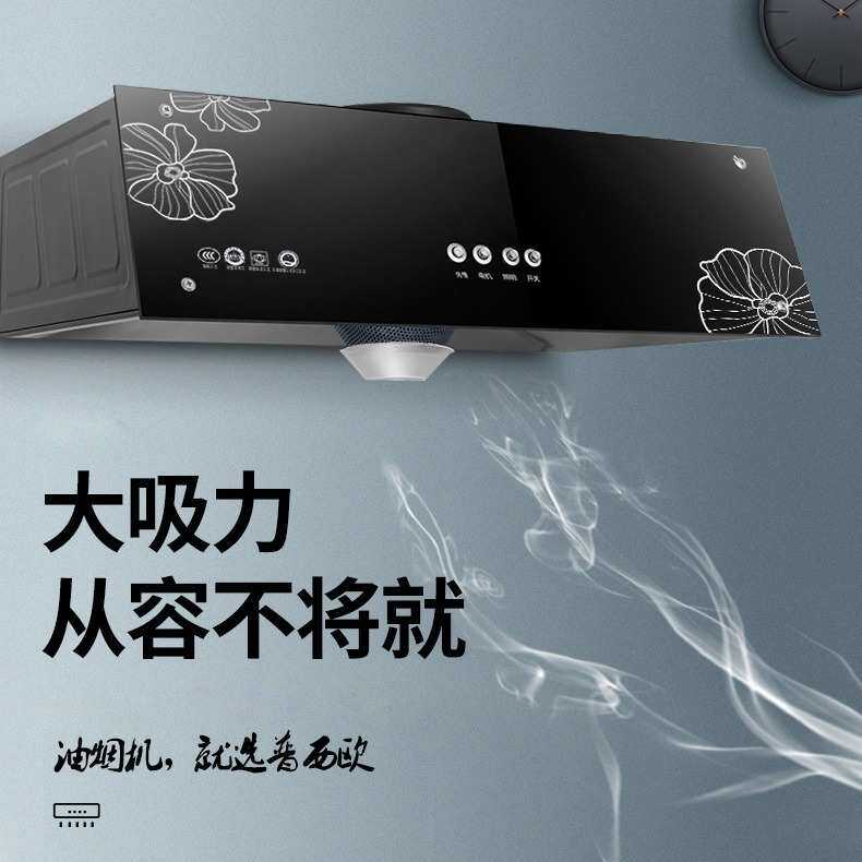 小尺寸油烟机出租房烟机公寓工程顶侧双吸大吸力抽油烟机中式厨房