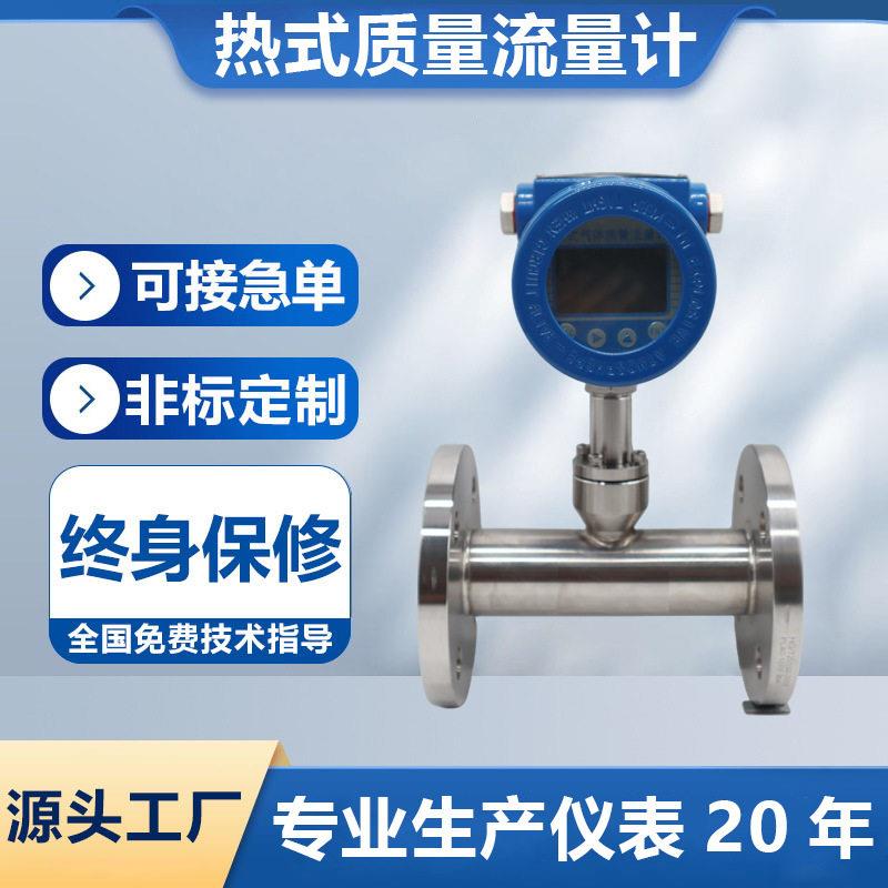 管道式插入式流量气体压缩空气气体流量计热式气体质量流量计