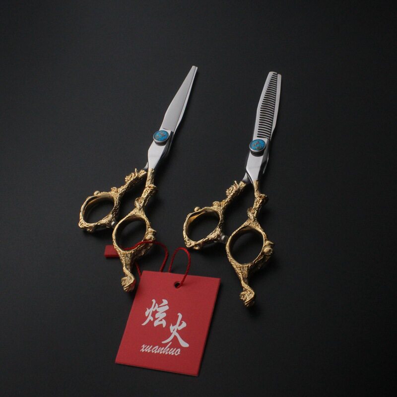理发剪刀美发剪刀猴剪镀金剪刀刘海剪刀平剪牙剪理发工具