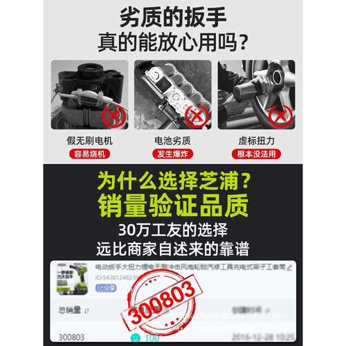 电动扳手大扭力无刷冲击风炮多功能转换头汽修工具架子工