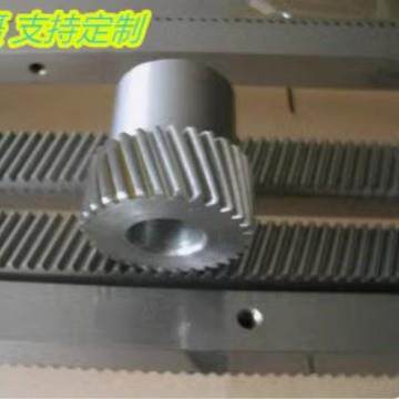 精密级1.5模斜齿轮齿条数控机床机械手导轨斜齿条1米传送带