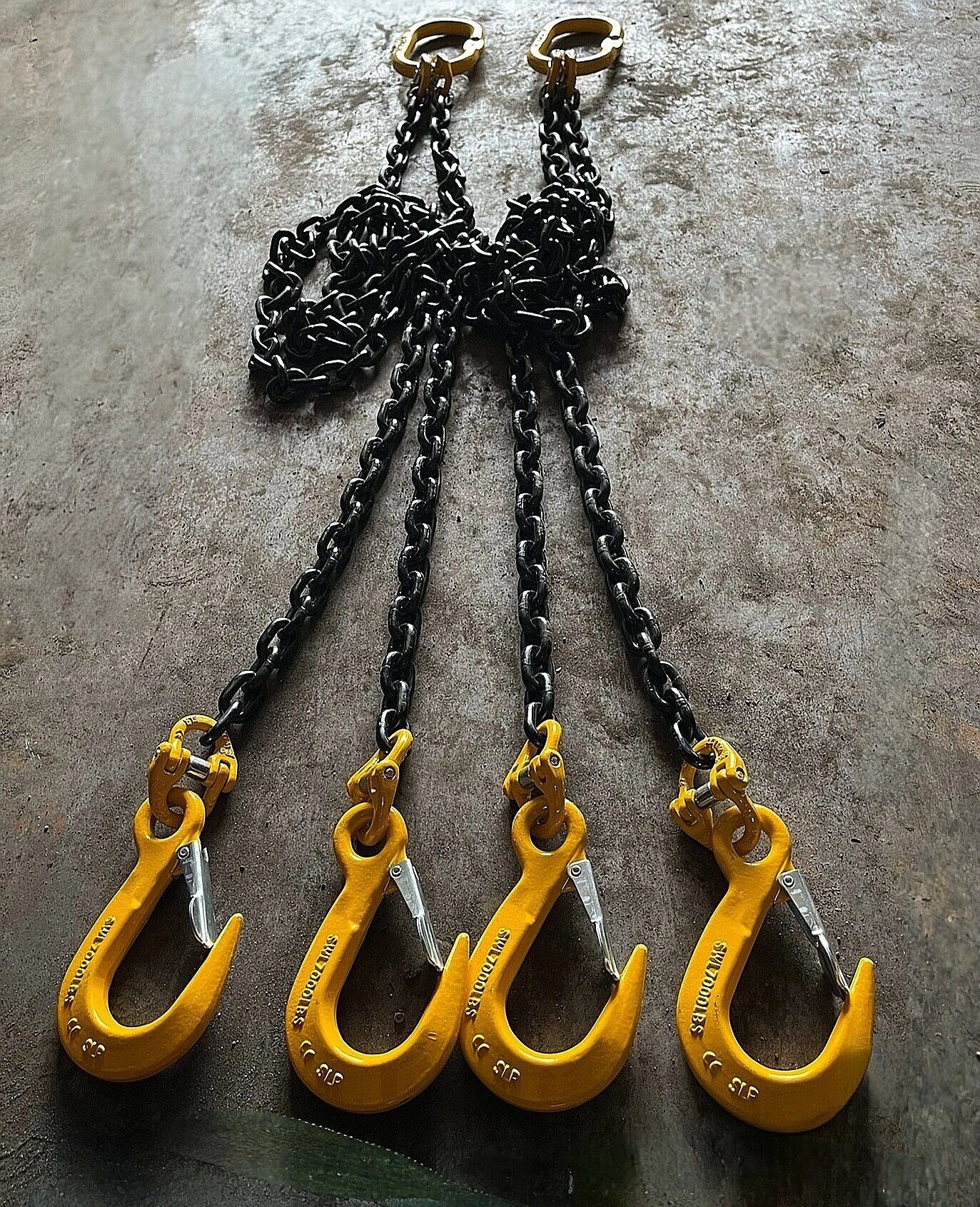 宽口吊钩链条吊索具起重吊环铁链吊链行车挂钩吊装盘扣钩链条吊钩
