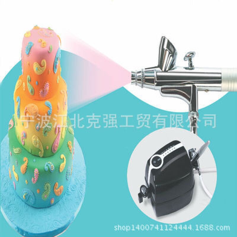 蛋糕上色专用喷笔/生日蛋糕翻糖喷枪/气泵+喷笔