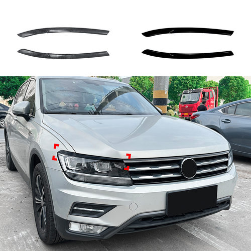 适用大众途观Tiguan MK2 2017-2020 前大灯灯眉车贴外饰跨境改装