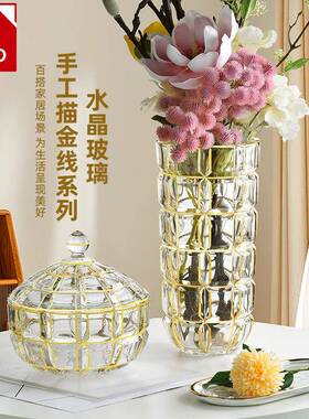 XXSP 欧式轻奢ins水果盘子客厅家用餐桌高颜值玻璃果盘干果盘创意