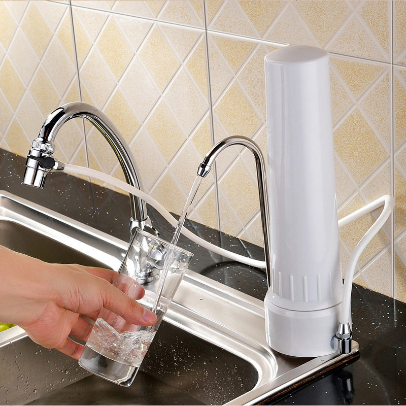 非直饮净水器陶瓷滤芯过滤器家用净水机台式自来水净化器