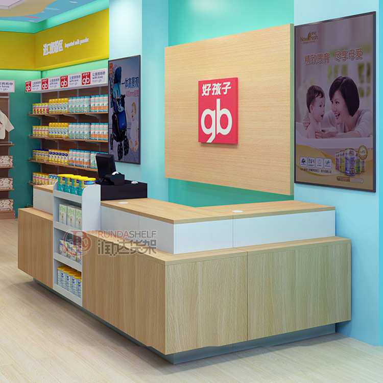 母婴店便利店收银台童装店服装收银台北欧收银台服装理发店铺柜台