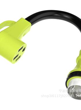 NEMA SS2-50P 至 14-50R 母头适配器,重型 RV 电源线50 安适配器