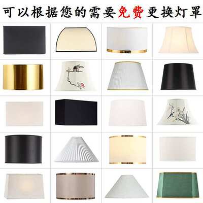 新中式中山手绘创意客厅陶瓷台灯跨境设计师别墅家用卧室床头台灯