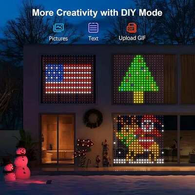 智能遥控LED窗帘灯串七彩变色防水节能创意卧室客厅窗帘装饰灯带