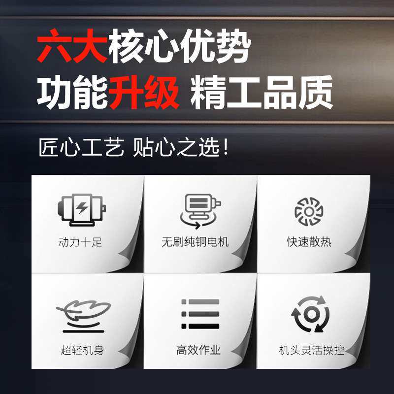 内置无刷胜域A6腻子打磨机打磨窗帘盒打磨神器6寸砂纸机