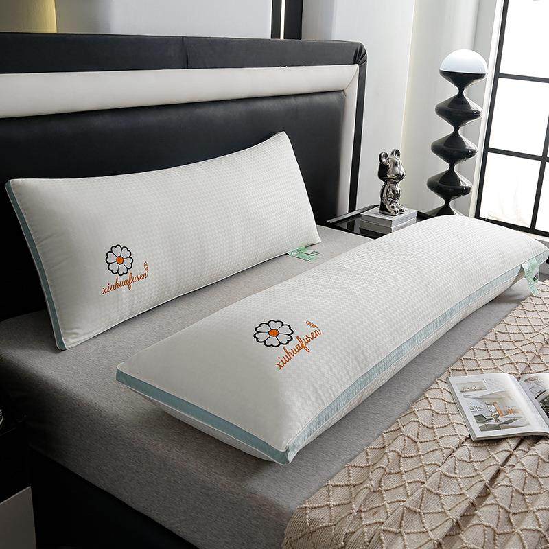 情侣款双人枕长枕芯亲子枕芯护颈枕助睡眠一体枕芯家用加长不塌陷,床上用品,U型枕/便携枕,淘宝优惠券,粉丝福利购,淘宝优惠卷