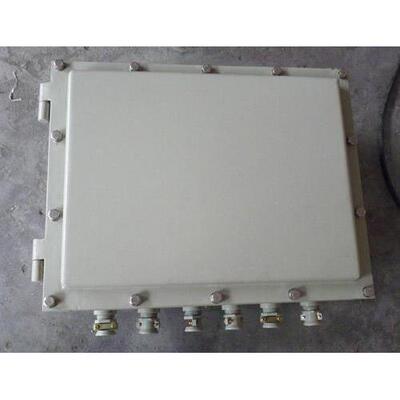 铸铝防爆接线箱 空箱400*300*500隔爆型EXD防爆电器箱 端子.