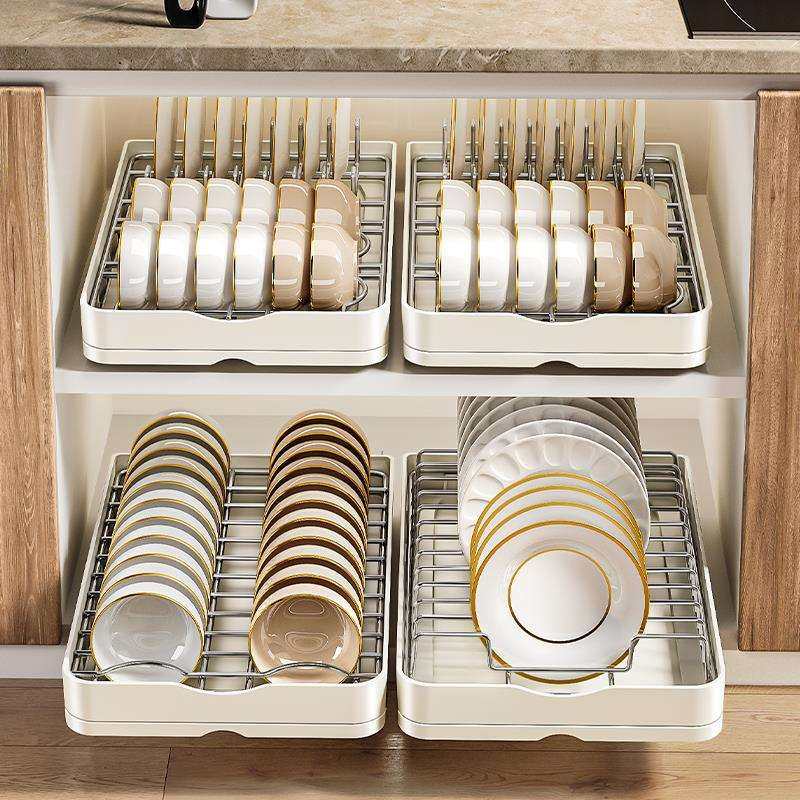 不锈钢橱柜拉篮厨房可伸缩抽屉式水槽置物架收纳碗碟免打孔沥水架,模玩/动漫/周边/娃圈三坑/桌游,模型制作工具/辅料耗材,淘宝优惠券,粉丝福利购,淘宝优惠卷