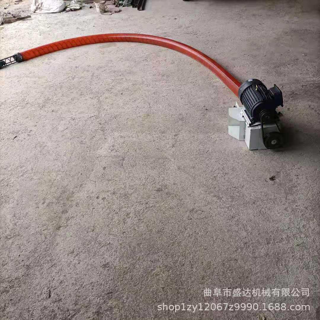 复合肥自吸式软管吸料机 车间滑石粉自动软管上料机多少钱一台