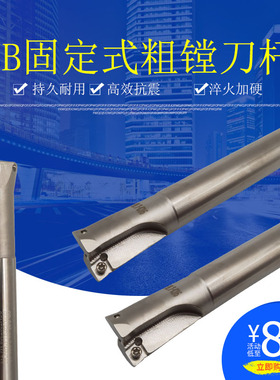 SB固定式镗刀 铣刀 双刃镗刀 粗镗刀 15.7-37.7镗孔刀杆 高精度