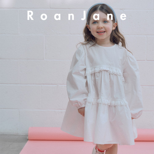 RoanJane女童公主泡泡袖蛋糕裙