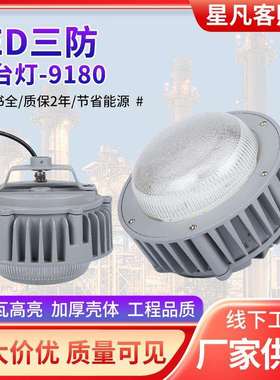 三防平台灯NFC9180海洋王投光灯车间加油站仓库照明灯LED防爆灯