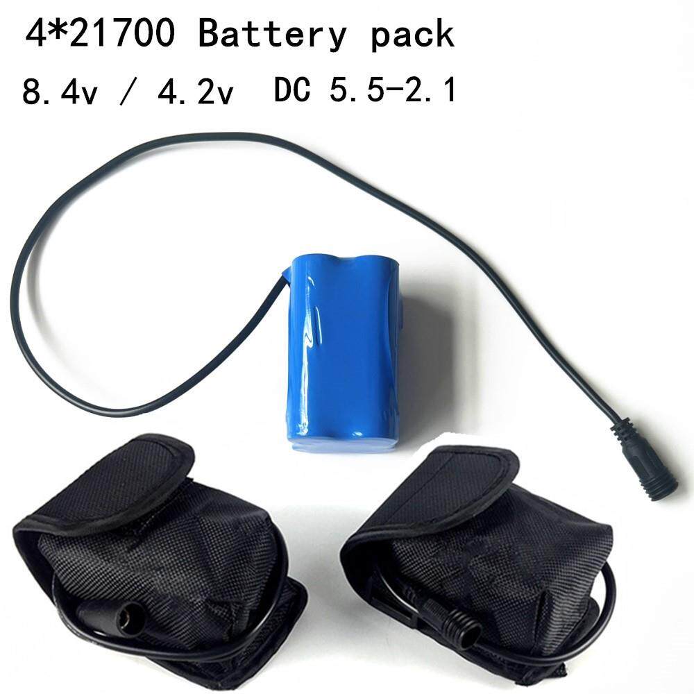 4节21700电池组8.4V灯具平衡车4.2v锂电照蛐蛐强光头灯续航时间长