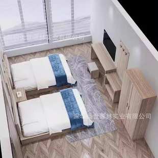 圣世源林酒店民宿单间出租屋宾馆快捷旅馆标间全套定制公寓专用床