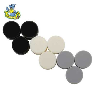 小颗粒塑料积木98138益智科教1x1圆光面板积木配件通用直销