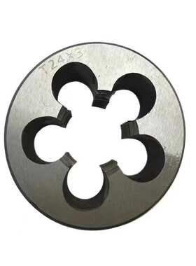 Tr梯形圆板牙T型T18 20 22 24 26 28 30 32X6 5 4 3 2左牙反丝扣