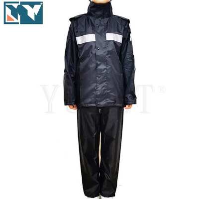 厂家直供春秋静电防护服雨衣防静电LA GB12014-2009户外安全雨衣