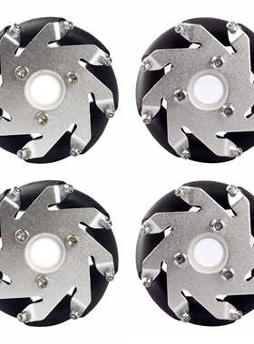一组60毫米铝万向轮mecanum wheel (4件)14159