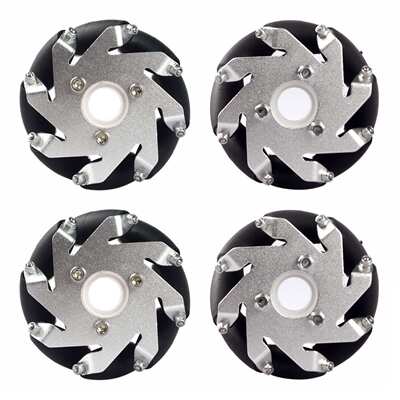 一组60毫米铝万向轮mecanum wheel (4件)14159